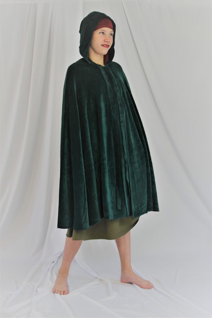 Dollar idee functie cape groen kostuum - Kelly Dance